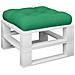 Cuscino Per Pallet Verde 50x50x12 Cm In Tessuto - Foto miniatura 3