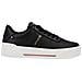 Leisure Trainers Black Sneakers Pelle Scarpe Donna Nero Eu 37, W0702-00 - Foto miniatura 2
