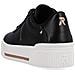 Leisure Trainers Black Sneakers Pelle Scarpe Donna Nero Eu 37, W0702-00 - Foto miniatura 3