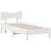 Giroletto Senza Materasso Bianco 75x190 Legno Massello Di Pino - Foto miniatura 2