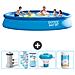 Piscina Fuori Terra - In Giro - 457x457x84 Cm - Blu - Include Accessori Coordinati Cb89 - Foto miniatura 1