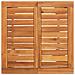 Set Bar da Giardino 5 pz Nero in Legno Acacia e Polyrattan - Foto miniatura 8