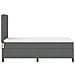 Letto con Box Spring e Materasso Grigio Scuro 80x200 cm Tessuto - Foto miniatura 9