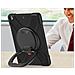 Custodia Per Ipad 9/8/7 10.2” Blindata Con Supporto Girevole Nera - Foto miniatura 2
