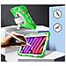 Custodia Per Ipad Mini 6 8.3"" Con Supporto E Alloggiamento Per Stilo Verde - Foto miniatura 2
