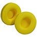 2 Cuscinetti Auricolari Di Ricambio In Pelle Proteica Compatibili Con Cuffie Beats Solo 2 E Solo 3 Yellow - Foto miniatura 2