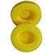 2 Cuscinetti Auricolari Di Ricambio In Pelle Proteica Compatibili Con Cuffie Beats Solo 2 E Solo 3 Yellow - Foto miniatura 3
