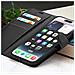 Custodia A Portafoglio Per Iphone 14 Pro Max Con Supporto E Linguetta Magnetica, Nero - Foto miniatura 3
