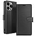 Custodia A Portafoglio Per Iphone 14 Pro Max Con Supporto E Linguetta Magnetica, Nero - Foto miniatura 1