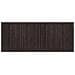 Tappeto Rettangolare Marrone Scuro 80x200 cm in Bambù - Foto miniatura 1