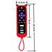 Custodia Protettiva In Silicone Compatibile Con Telecomando Tcl Roku 2 Con Design Orecchie Di Gatto E Cordino Red - Foto miniatura 2