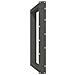 Gambe per tavolo da pranzo a forma di U 2 pz Antracite 70x(72-73) cm Acciaio - Foto miniatura 7