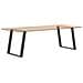 Gambe per tavolo da pranzo a forma di U 2 pz Antracite 70x(72-73) cm Acciaio - Foto miniatura 8