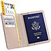 Custodia Per Passaporto In Pelle Findall Con Porta Carte E Protezione Rfid, Rosa - Foto miniatura 3