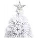 Lusso Casadino -  Albero Natale Preilluminato Bianco 210 Cm In Fibra Ottica - Foto miniatura 6
