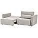 Divano Letto 3 Posti Vaxholm Tessuto Grigio Con Contenitore - Foto miniatura 4