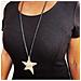 Collana Lunga, Grande Stella D'argento - Foto miniatura 4