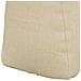 Cuscino per Schiena Crema 45 x 24 x 50 cm Tessuto - Foto miniatura 9