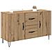 Credenza Rovere artigianale 100 x 36 x 60 cm Legno multistrato - Foto miniatura 3