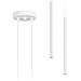 Lampada A Sospensione Arche 2p Bianco Sl. 1866 - Moderno Lampada A Sospensione Bianco 118x15x15 Cm - Foto miniatura 1