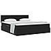 Letto con Contenitore con materasso Nero 160 x 200 cm Velluto - Foto miniatura 3