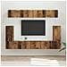 Set mobile TV 5 pcs Legno vecchio Legno multistrato - Foto miniatura 2