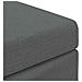 Pouf Grigio scuro Tessuto e Legno Ingegnerizzato - Foto miniatura 6