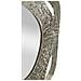 Specchio Con Cornice Vkh509-argento-metallo-66x6x75 Cm - Foto miniatura 3