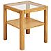 Tavolino Lourmarin-marrone-legno-40x40x45 Cm - Foto miniatura 1