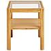 Tavolino Lourmarin-marrone-legno-40x40x45 Cm - Foto miniatura 2
