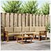 Set di divani con cuscino 6 pcs Naturale e Beige - Foto miniatura 2