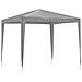 Tenda Party 250 x 250 x 240 cm Grigio Chiaro PE e Acciaio - Foto miniatura 1