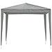 Tenda Party 250 x 250 x 240 cm Grigio Chiaro PE e Acciaio - Foto miniatura 3
