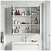 Mobiletto per specchio da bagno Bianco 60 x 14,5 x 70 cm - Foto miniatura 2
