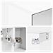 Mobiletto per specchio da bagno Bianco 60 x 14,5 x 70 cm - Foto miniatura 9
