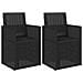 Sedie da pranzo da giardino 2 pcs Antracite 53 x 47 x 88,5 cm - Foto miniatura 1