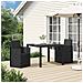 Sedie da pranzo da giardino 2 pcs Antracite 53 x 47 x 88,5 cm - Foto miniatura 2