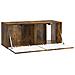 Mobile Porta TV da Muro Rovere Fumo 78,5 x 31 x 30 cm - Foto miniatura 3