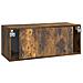 Mobile Porta TV da Muro Rovere Fumo 78,5 x 31 x 30 cm - Foto miniatura 6