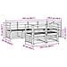 Set di divani da esterno 7 pcs Bianco 245 x 126,5 x 73 cm - Foto miniatura 6