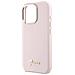 Guess Silicone Script Metal Logo E Cornice Per Iphone 16 Pro - Rosa - Foto miniatura 4