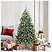 Albero di Natale artificiale pieghevole con coni Verde 180 cm - Foto miniatura 2