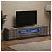 Mobile TV LED a 5 pezzi Sonoma grigio Legno ingegnerizzato - Foto miniatura 7