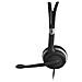 Cuffie Mauro con Microfono per PC Connessione Cavo 2.1 m - Nero - Foto miniatura 3
