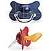 Set 2 Succhietti Anatomico Lattice Fusion +12m Little Luxuries Blu Red - Foto miniatura 1