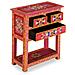 Credenza Con Cassetti In Massello Di Mango Rosa Dipinta A Mano - Foto miniatura 5