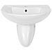 Lavabo A Parete In Ceramica Bianco 520x450x190 Mm - Foto miniatura 4