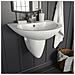 Lavabo A Parete In Ceramica Bianco 520x450x190 Mm - Foto miniatura 1