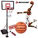 Canestro Basket Con Piantana Tabellone Regolabile 205 Cm + Pallone Pompa - Foto miniatura 1