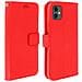 Custodia Apple Iphone 11 Portafoglio Supporto Video Cover Soft Touch Rosso - Foto miniatura 1